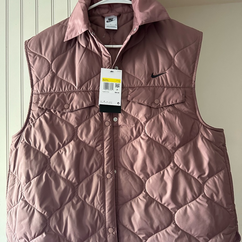 Nike Women's Quilted Vest in Pink